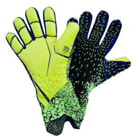 YOPOTIKA Football Goalkeeper Gloves, Non-Slip Goalkeeper Gloves Children and Teenagers with Outseam Cut and Solid Cover, Football Gloves for All Playing Field Surfaces for Children, Youth and Adults