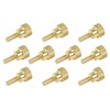10 Pack Solid Brass Diamond Knurled Thumb Screws Knobs with