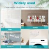 AwObEpl 2 Pack Suction Cup Shower Caddy Clear Waterproof Shower