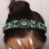 JWICOS Rhinestone Headband Baroque Crystal Hairband Hair Accessories Fashion Handmade
