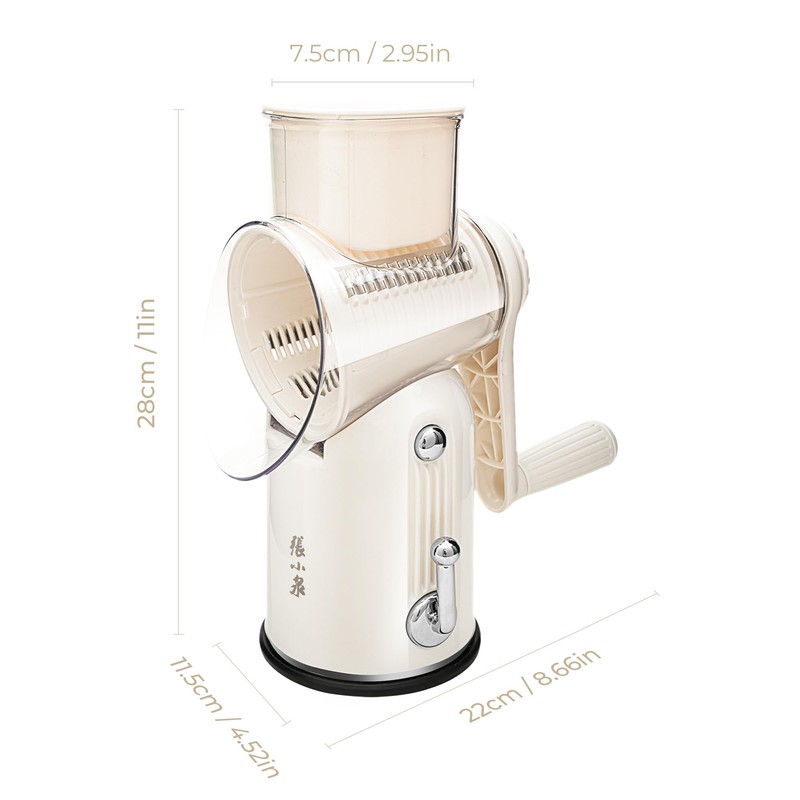 ZHANG XIAO QUAN SINCE 1628 Rotary Cheese Grater, Cheese Shredder