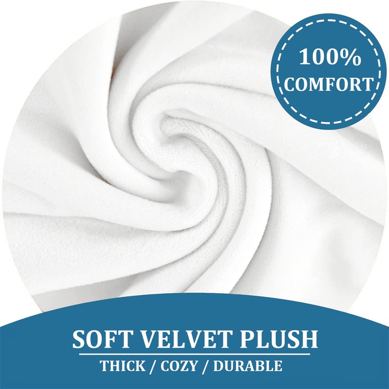 BXFUL Sofa Cushion Covers Stretchy Velvet Sofa Cushion Covers Single