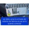 Adaptador Antena Estereo Original Pointer 1998 A 2010 Negro