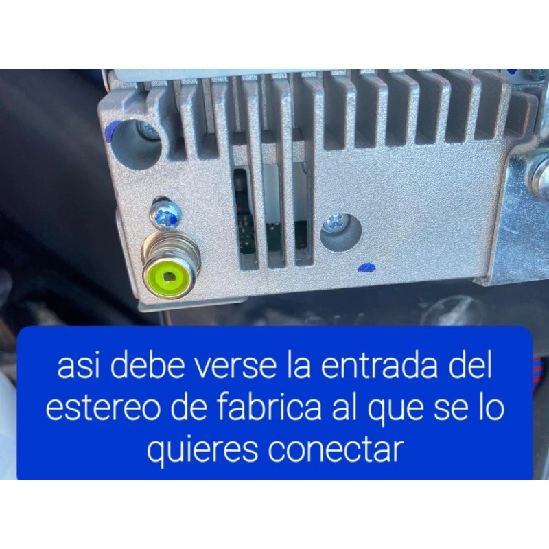 Adaptador Antena Estereo Original Pointer 1998 A 2010 Negro