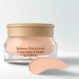 SKINFOOD Salmon Dark Circle Concealer Cream, No. 1 Salmon Blooming, 1 ea / 스킨푸드 연어 다크서클 컨실러 크림, 1호살몬블루밍, 1개