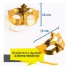 12 Antifaces Metalicos Plastico Antifaz Fiest