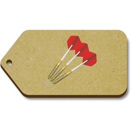 Azeeda 10 x 'Darts Set' 66mm x 34mm Gift Tags (TG00116446)