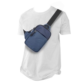 Men's Chest Bag, Lightweight Sling Chest Crossbody Bag, Waterproof Shoulder Backpack, Shoulder Bag, Cross Bag for Men/Women, Travel, Hiking, Cycling, Running, Dark Blue, S