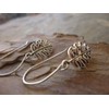 Silver leaf monstera, Monstera leaf earrings, handmade hooks