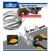 LABEAR-8.5" Heavy Duty Scissors, Carpet Cutter, Industrial Scissors, Multipurpose, Scissors