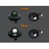 ErsatzProfiOnline for 1983-2011 Ford Ranger 2 x License Plate Lamp