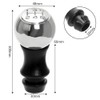 Gear Knob 5 Speed Gear Shift Knob Universal (White)