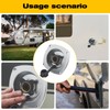 RV City Water Inlet with Pressure Reducing Valve,Chrome Water Fill