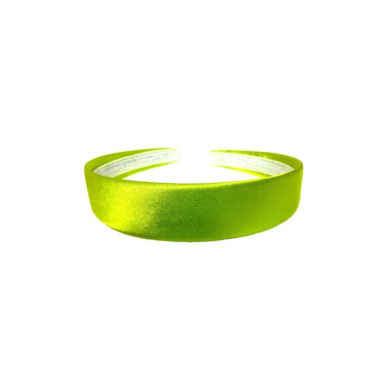Aliceband - Brightly Coloured Plain 2.5cm Wide Satin Headband Alice