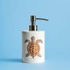 CHOOLD Ceramic Sea Turtle Dispenser with Plastic Pump, Refillable Lotion
