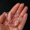 15ml Measuring Cup, Plastic Mini Measuring Cup with Red Graduated