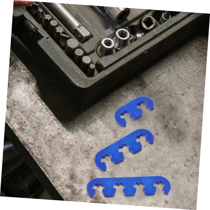 Alipis 6pcs Wire Separator Blue Car Engine Spark Plug Separators