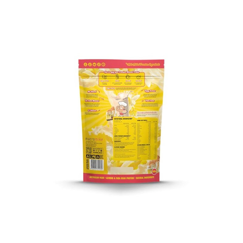 Macro Mike Banana Cream Pie Premium Almond Protein 800 g