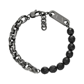 Armani Exchange Men's Gunmetal Hematite Chain Bracelet (Model: AXG0151060)