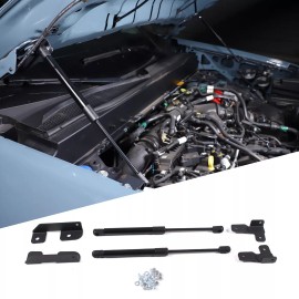carcartrim-2022 Engine Cover Front Hood Hydraulic Support Rod Trim For Ford Maverick 2022-2024