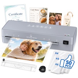 MAXDONE Laminator Machine 9-Inch - 5-in-1 Thermal Laminator Kit