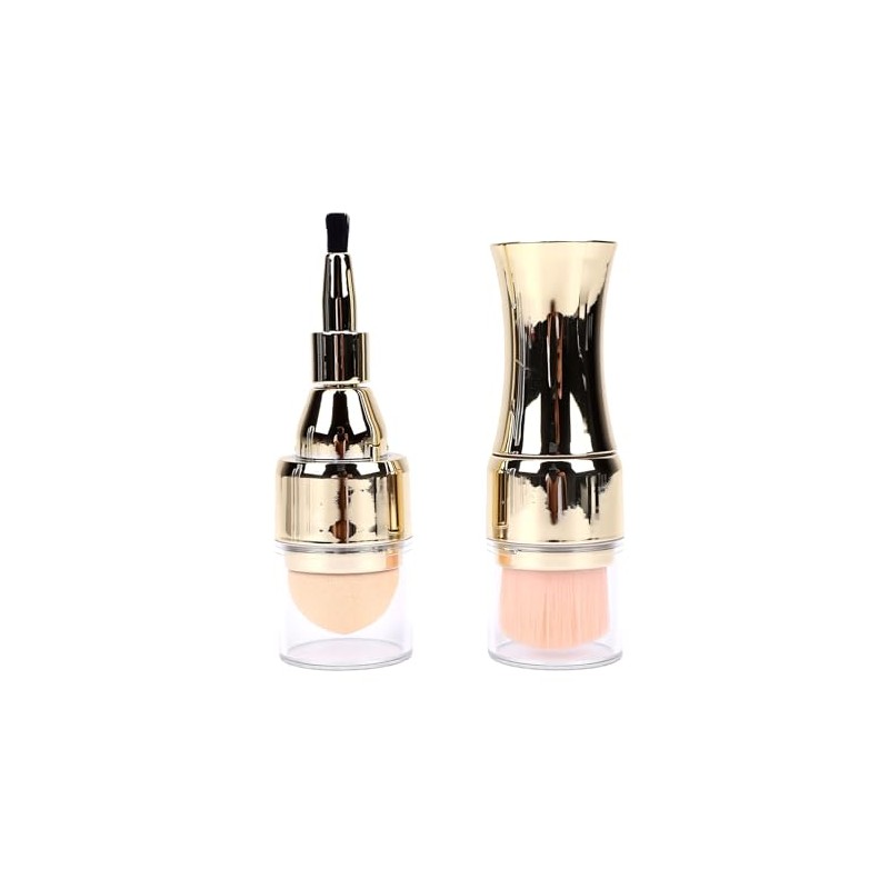 ZJchao Juego de Brochas de Maquillaje 4 en 1, Brocha