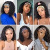 Headband Wig Human Hair Deep Wave Wig Women's Real Hair