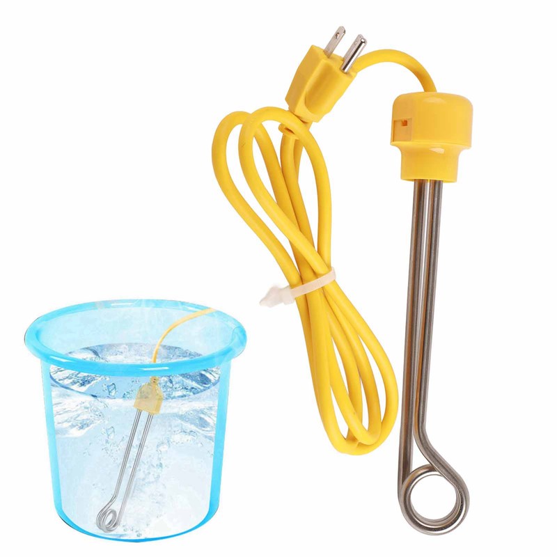 1000W Portable Stainless Steel Immersion Water Heater for Heating Coffee