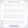 ORIGACH Pack of 20 Sashiko Stencils 14 x 14 cm