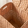Apostle Rectangular Woven Laundry Hamper with Lid - Spacious Wicker