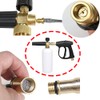 Joywayus 4 Pieces 1.1mm Brass Foam Cannon Orifice Nozzle and