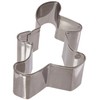 Fox Run Gingerbread Boy Cookie Cutter, 3-Inch, Stainless Steel