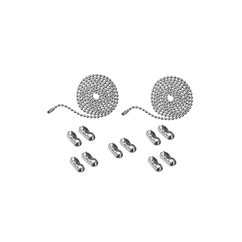 Pull Chain, 2 Pieces 59" Stainless Steel Bead Chain, Great