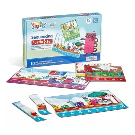 Hand2mind Set Rompecabezas Numberblocks Juguete Didáctico Niños