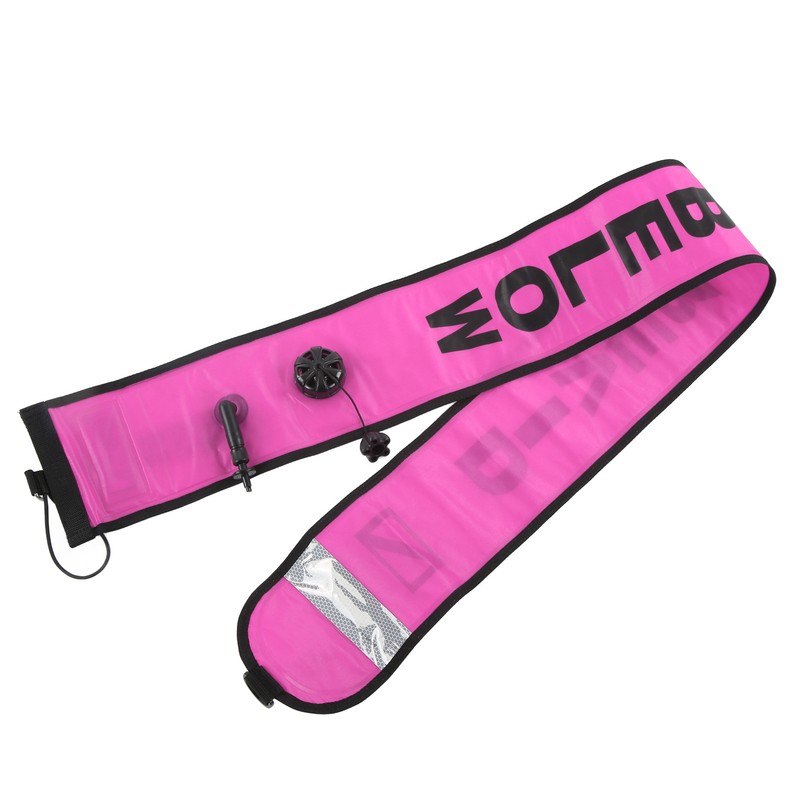 150x15cm Scuba Diving Surface Marker Buoy High Visibility Inflatable Surface