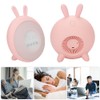 Cute Cartoon Silicone Lamp Bedroom LED Digital Touching Control Alarm