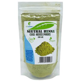 Cassia Obovata Pulver (Neutrales Henna, Cassia Puder) - 100 g - Hat Conditioner- und Kopfhautausgleichseigenschaften, verleiht Festigkeit und Glanz, verbessert das Aussehen des Haares.
