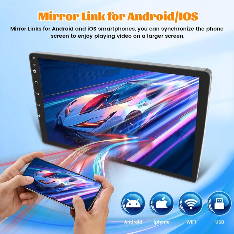 Roinvou 2+64G Android 10.1" Touch Screen for Jeep Liberty 2008-2012