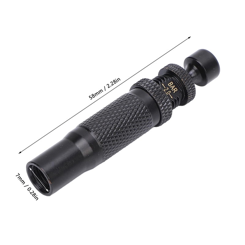 Acouto Kit de Válvula Desinfladora de Neumáticos Parada Automática Ajustable