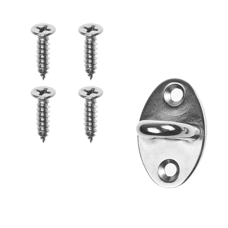 Kare & Kind 4-Inch Hook and Eye Latch, Silver Door