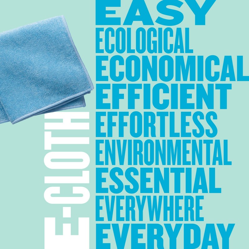 E-Cloth General Purpose Cloth - Durable Premium Microfiber for Chemical-Free