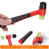 sourcing map Rubber Mallet Double-Faced with Non-Slip Plastic Grip Rubber