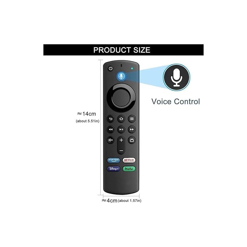 Voice Replacement Remote Control with FireStick 3rd Gen L5B83G, Compatible