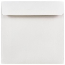 JAM Paper® (6X 6) Regular Square Envelopes - White - 50 envelopes per Pack