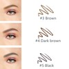 3 Pack of Waterproof Eyebrow Pencil,Professional Makeup Micro Brow Pencil,Brow