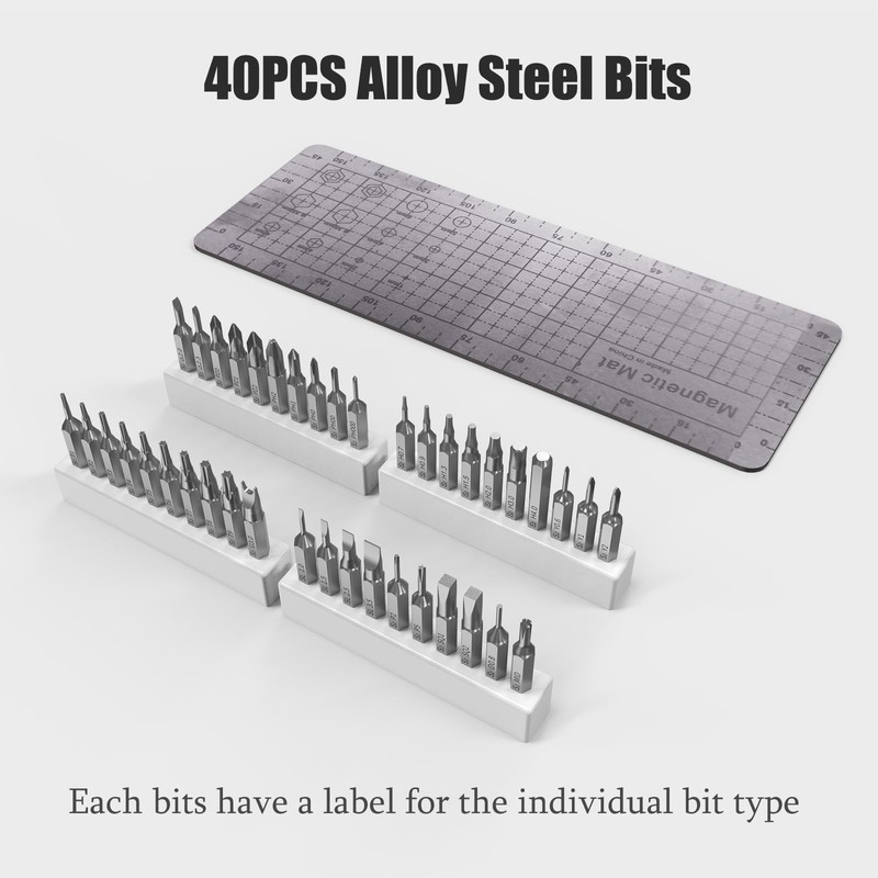 Mini Electric Screwdriver Kits, 47 in 1 Precision Electric Screwdriver,