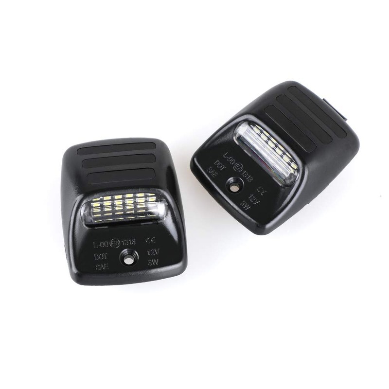 KURL-T 2 Packs LED License Plate Light Lamp Car Number