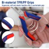 WORKPRO 6-piece Mini Pliers Set Jewelry plier Cutting Bending Comfort