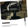 IWOWHERO Hydraulic Barber Chair Pump Rod Replacement Iron Gas Spring