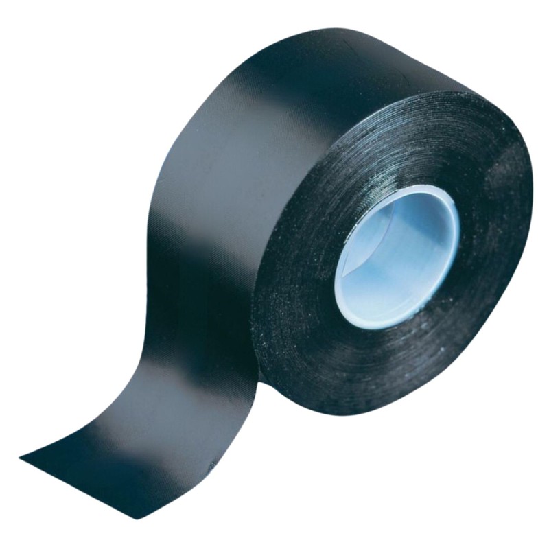 GTSE Black Self Amalgamating Tape, 50mm x 10m, Waterproof Rubber